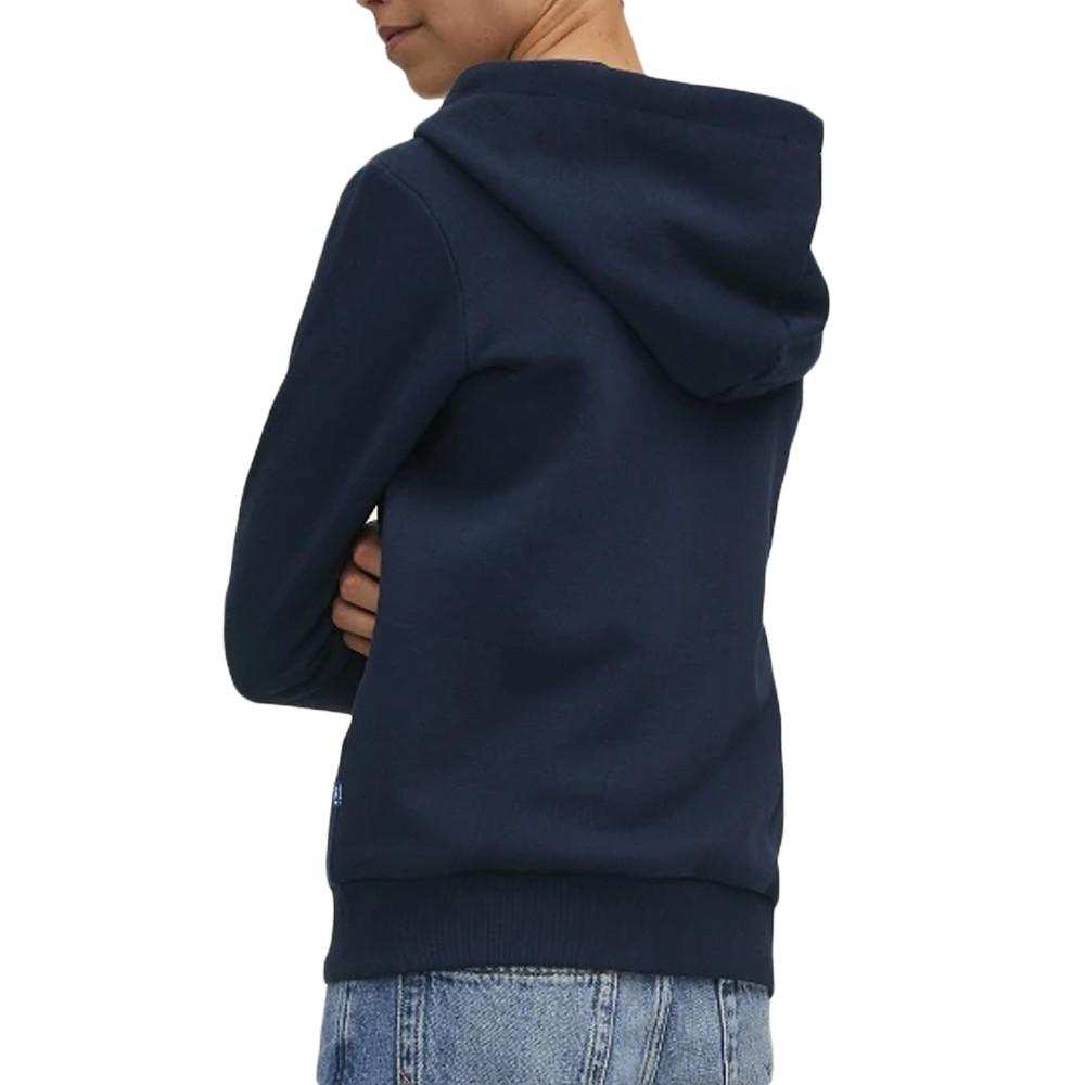 Sweat zippée Marine Garçon Jack & Jones 8049 vue 2