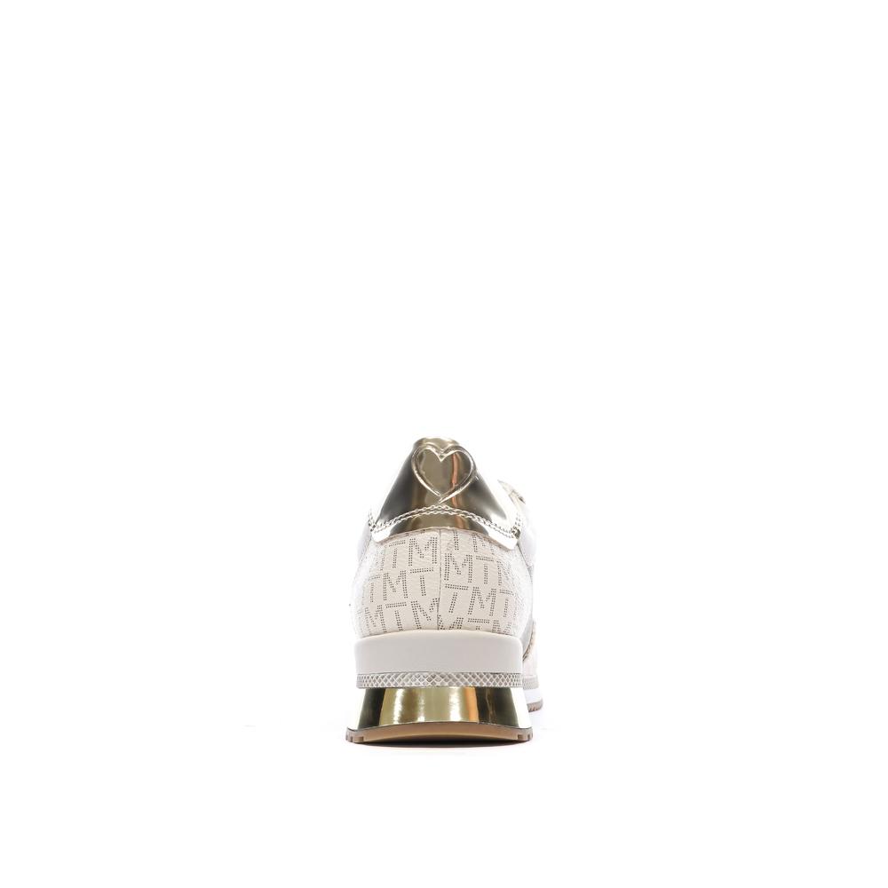 Baskets Doré Femme Marco Tozzi Cream Comb vue 3