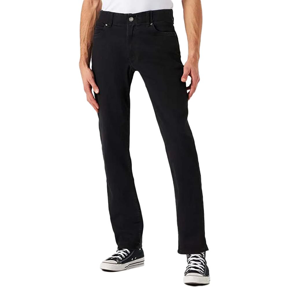 Jean Straight Noir Homme Lee 112343355 pas cher
