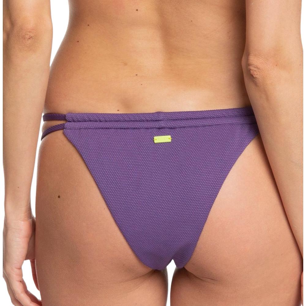 Bas de Bikini mi-haut Violet Femme Roxy Kelia vue 2