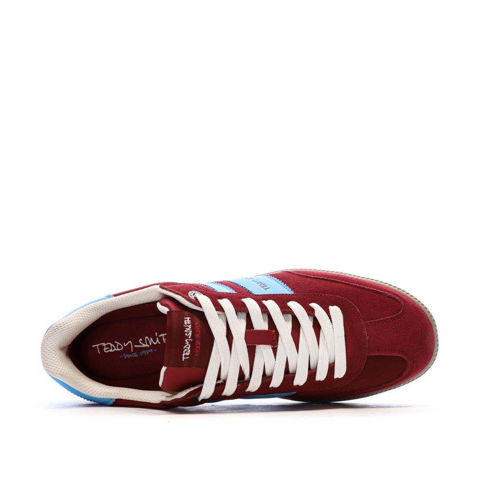 Baskets Bordeaux/Bleu Homme Teddy Smith Serraje vue 4