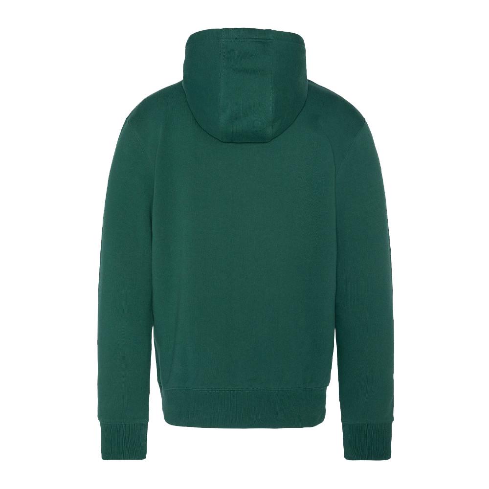 Sweat à capuche Vert Homme Schott Vintage vue 2