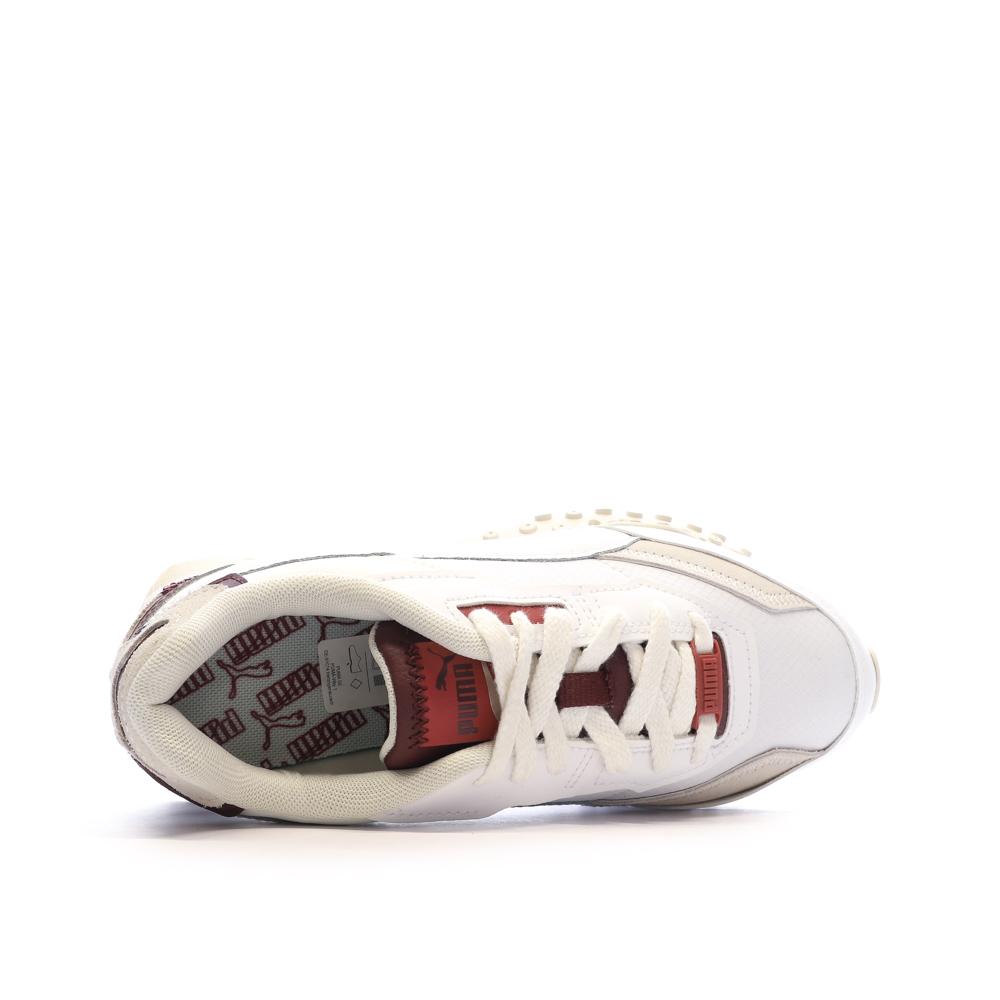 Baskets Beige/Bordeaux Femme Puma Rider Soft vue 4