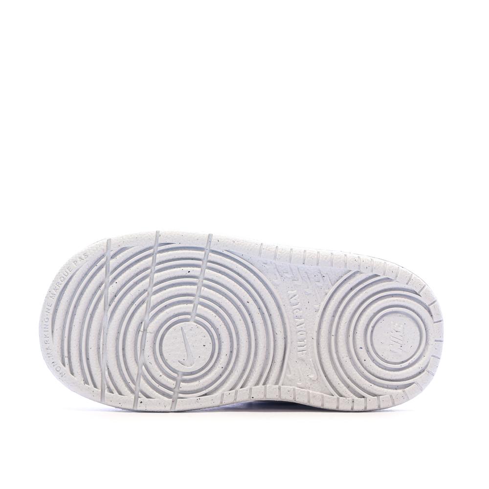 Baskets Blanc Enfant Nike Court Borough Low Recraf vue 5