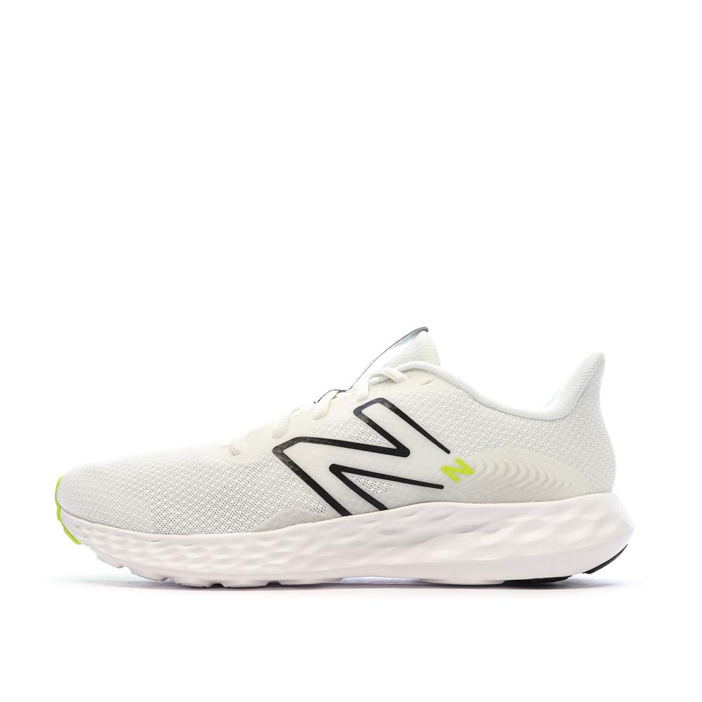 Baskets Blanc/Jaune Homme New Balance pas cher