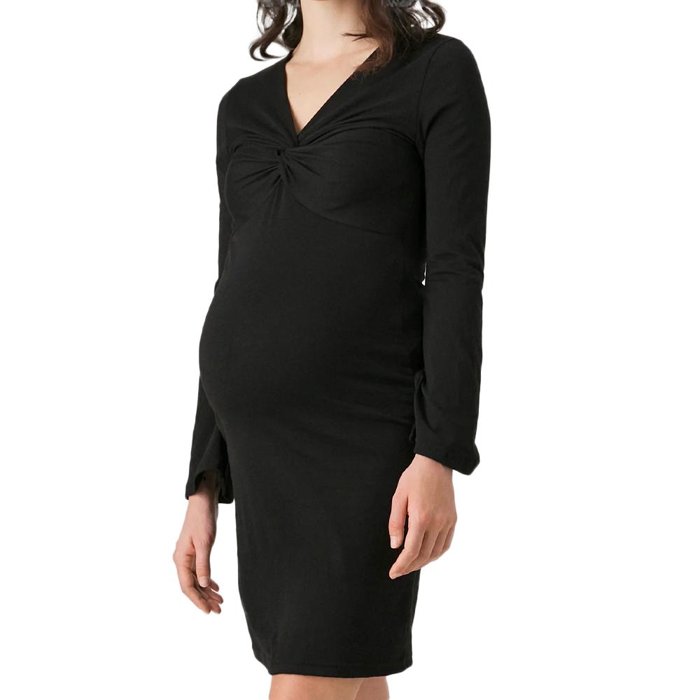 Robe de Grossesse Noir Femme Vero Moda Maternity Flared pas cher