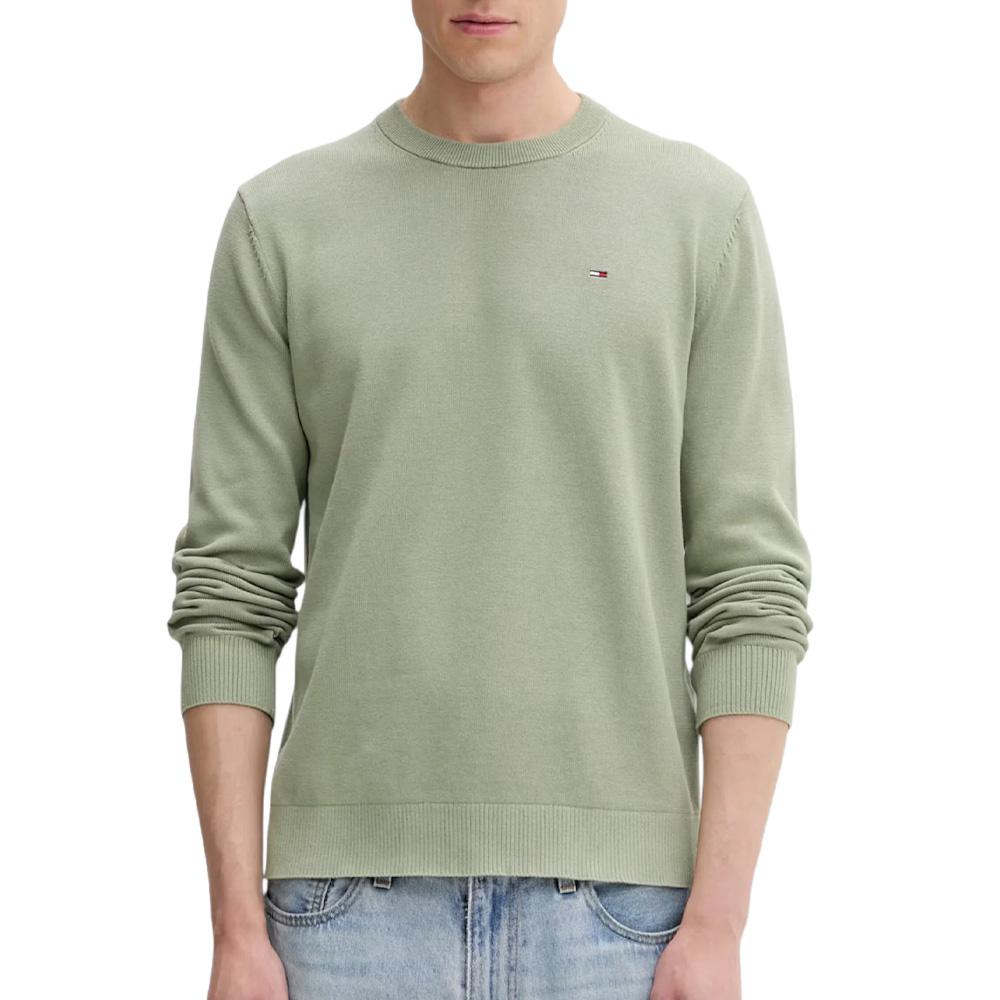 Grüner Herrenpullover von Tommy Hilfiger, Tjm Slim Ess günstig