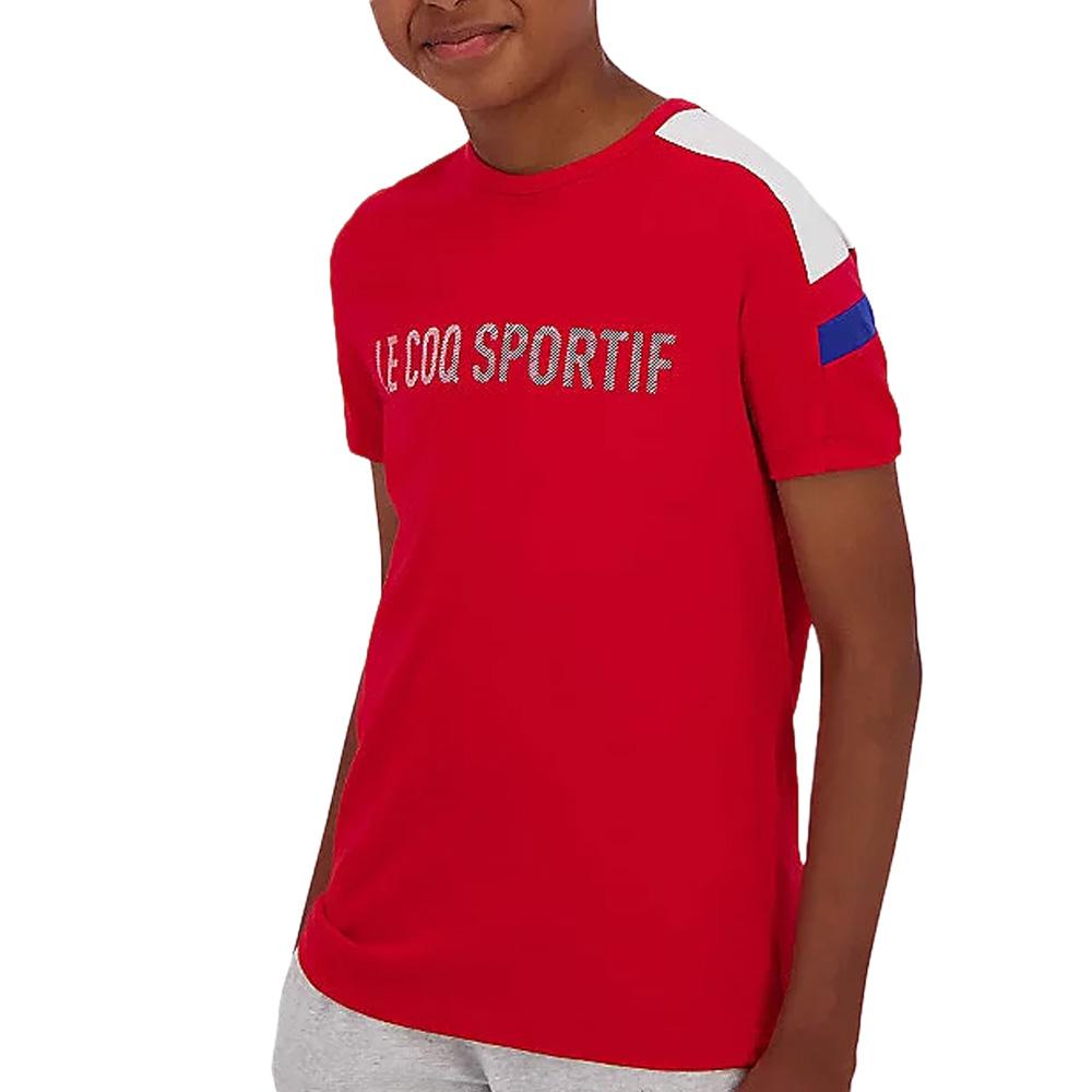 Camiseta Rojo Niño Le Coq Sportif Mini barato