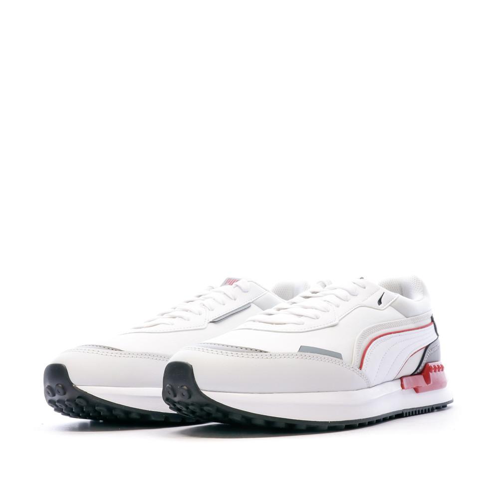 Baskets blanche Homme Puma City Rider Ripstop vue 6