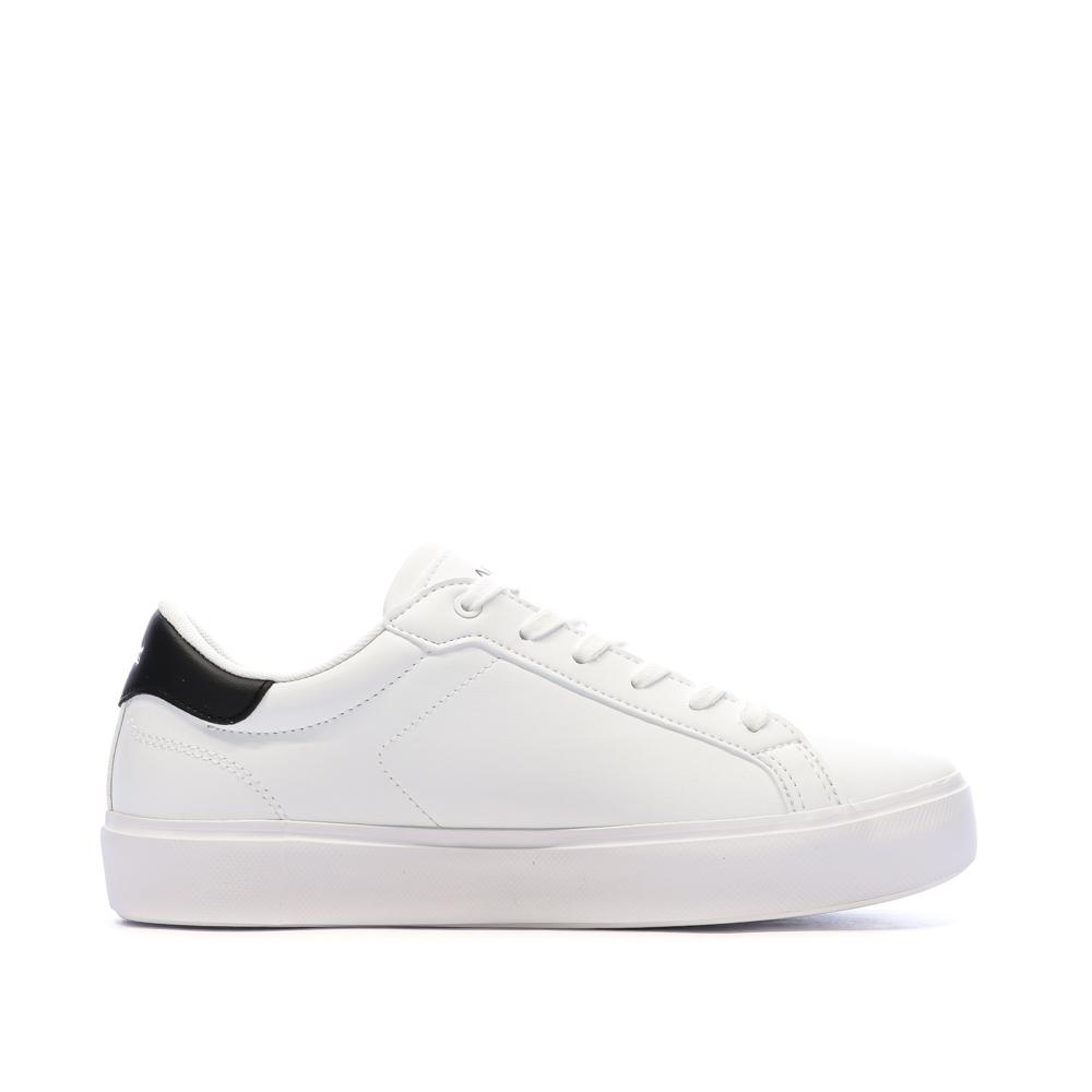 Baskets Blanches/Marine Ado Lacoste Powercourt vue 2