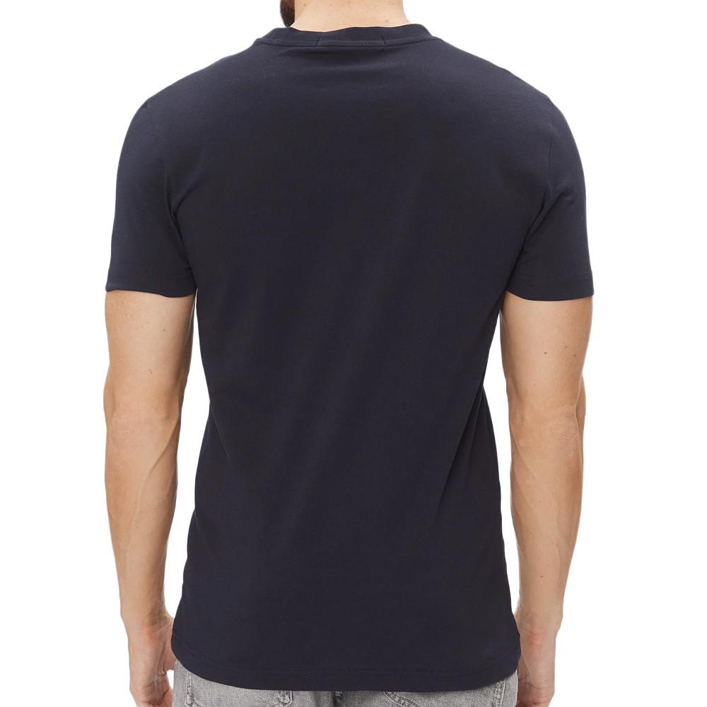 T-shirt Marine Homme Calvin Klein Jeans Institutional vue 2