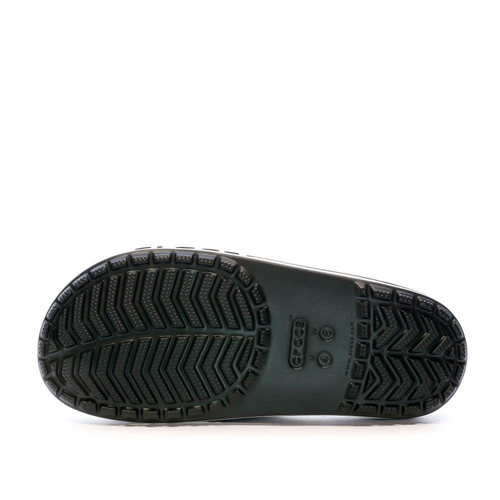 Claquettes Crocs Noires Homme Bayaband Slide vue 2