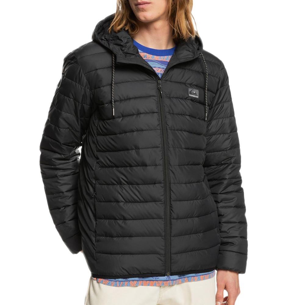 Doudoune Noir Homme Quiksilver Scaly Hood pas cher