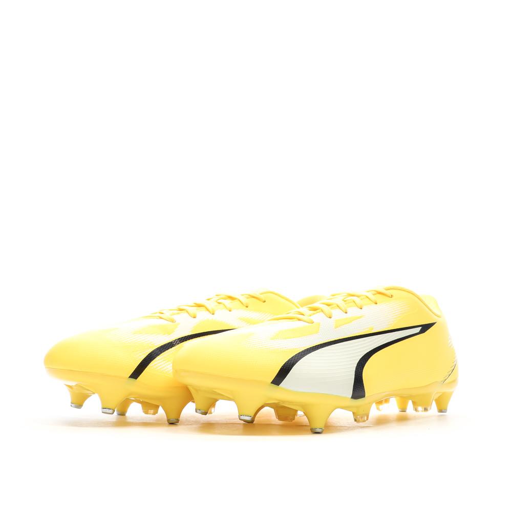 Chaussures de Foot Jaune Homme Puma Ultra Play MxSG vue 6
