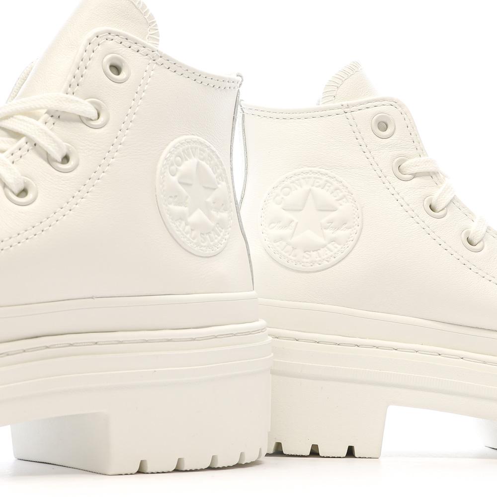 Baskets Blanches Femme Converse All Star Lugged vue 7