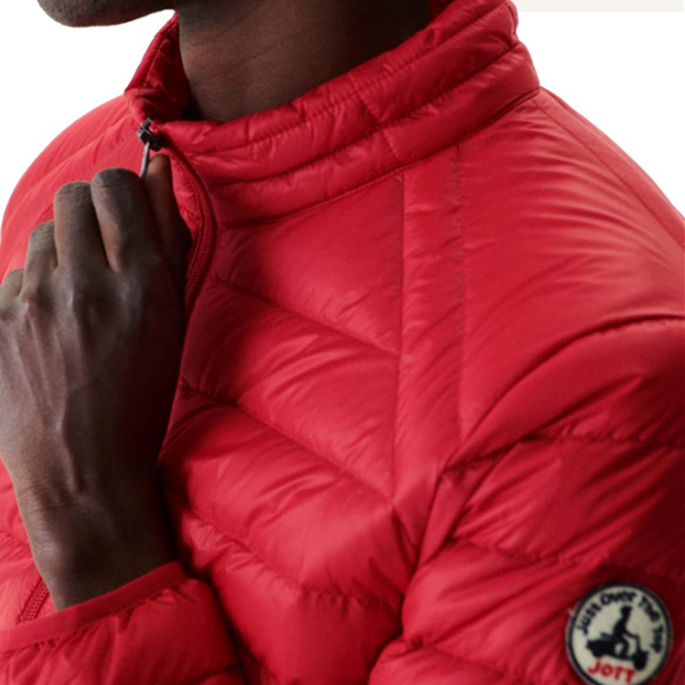 Doudoune Rouge Vif Homme Jott Mat vue 3