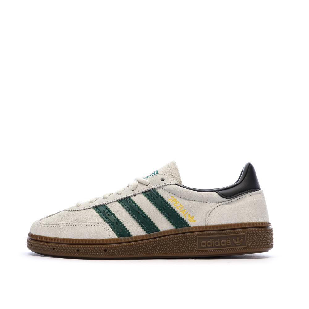 Baskets Beige/Verte Mixte Adidas Handball Spezial J pas cher