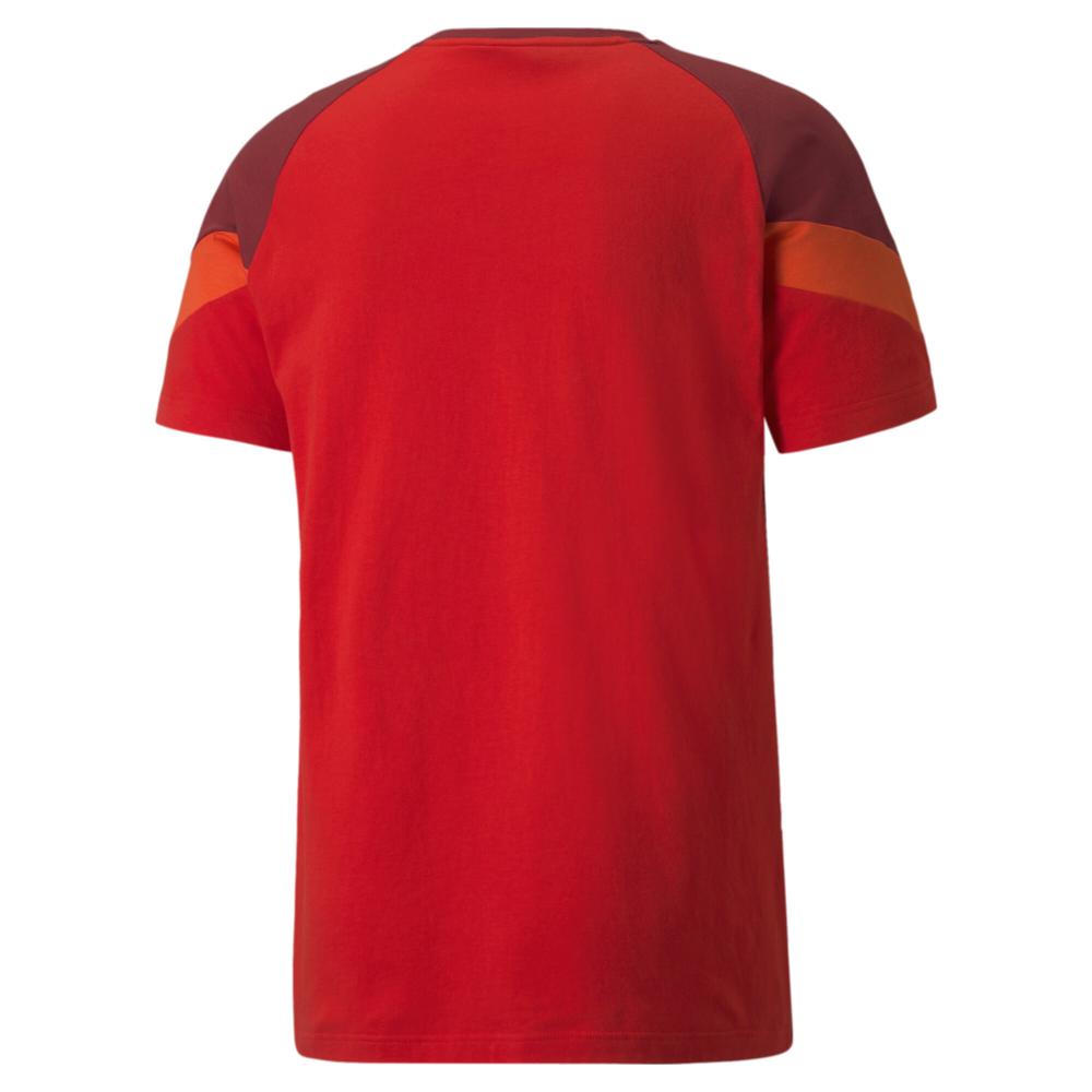 T-shirt Rouge Homme Puma Iconic Mcs vue 2