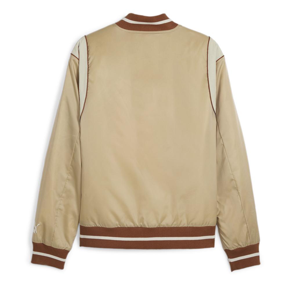 Veste Beige Homme Puma Team Varsity vue 2
