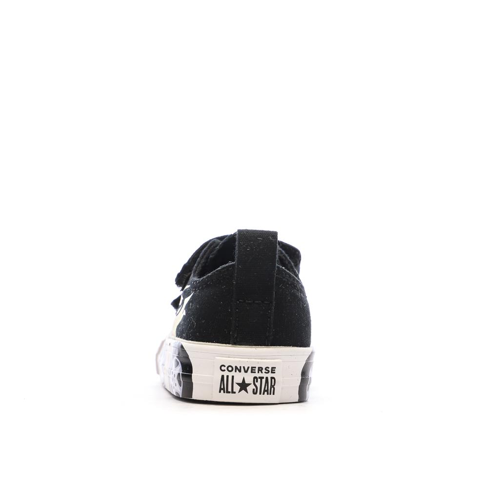 Baskets Noires Garçon Converse All Star Easy vue 3