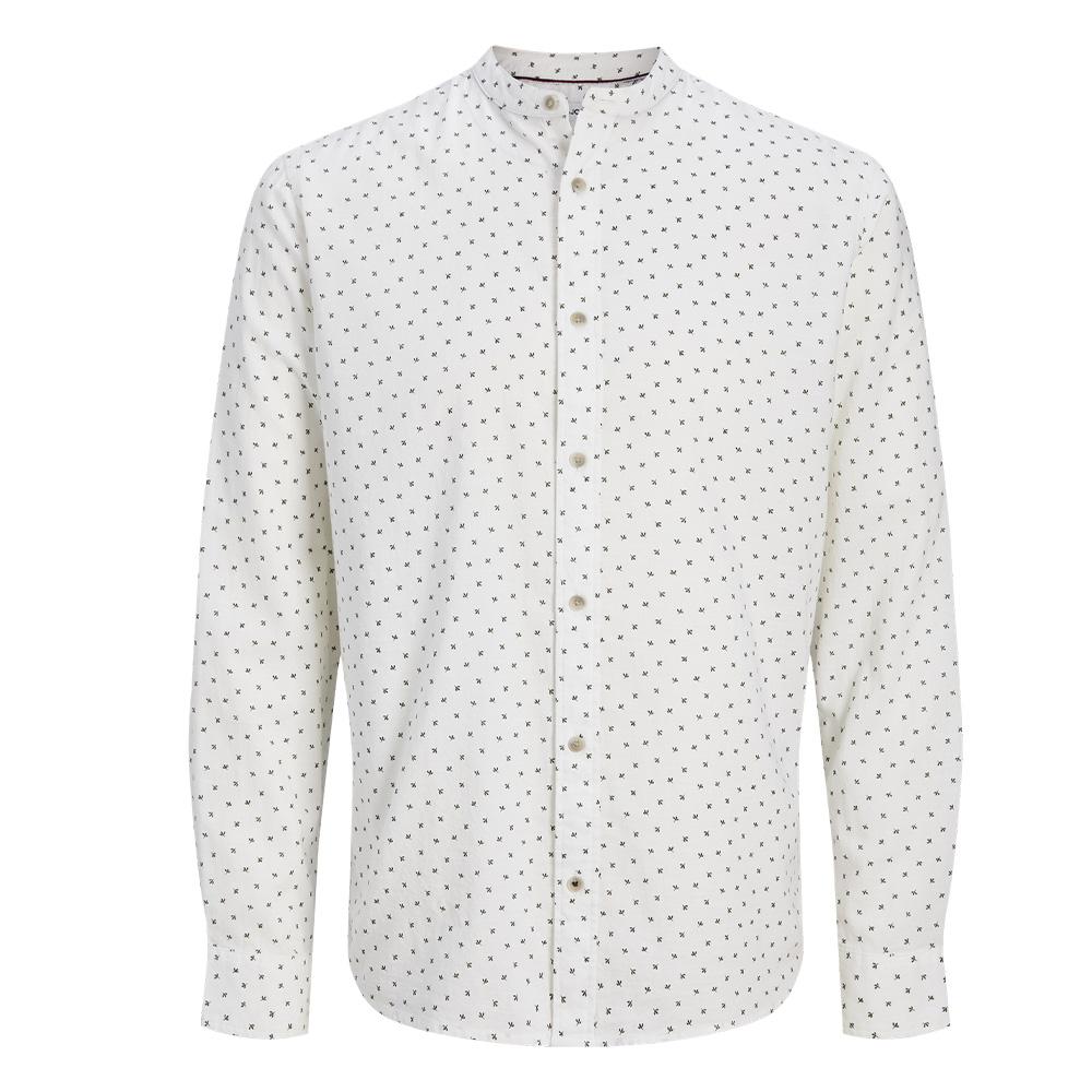Chemise Blanche/Noire Homme Jack & Jones Pierre pas cher