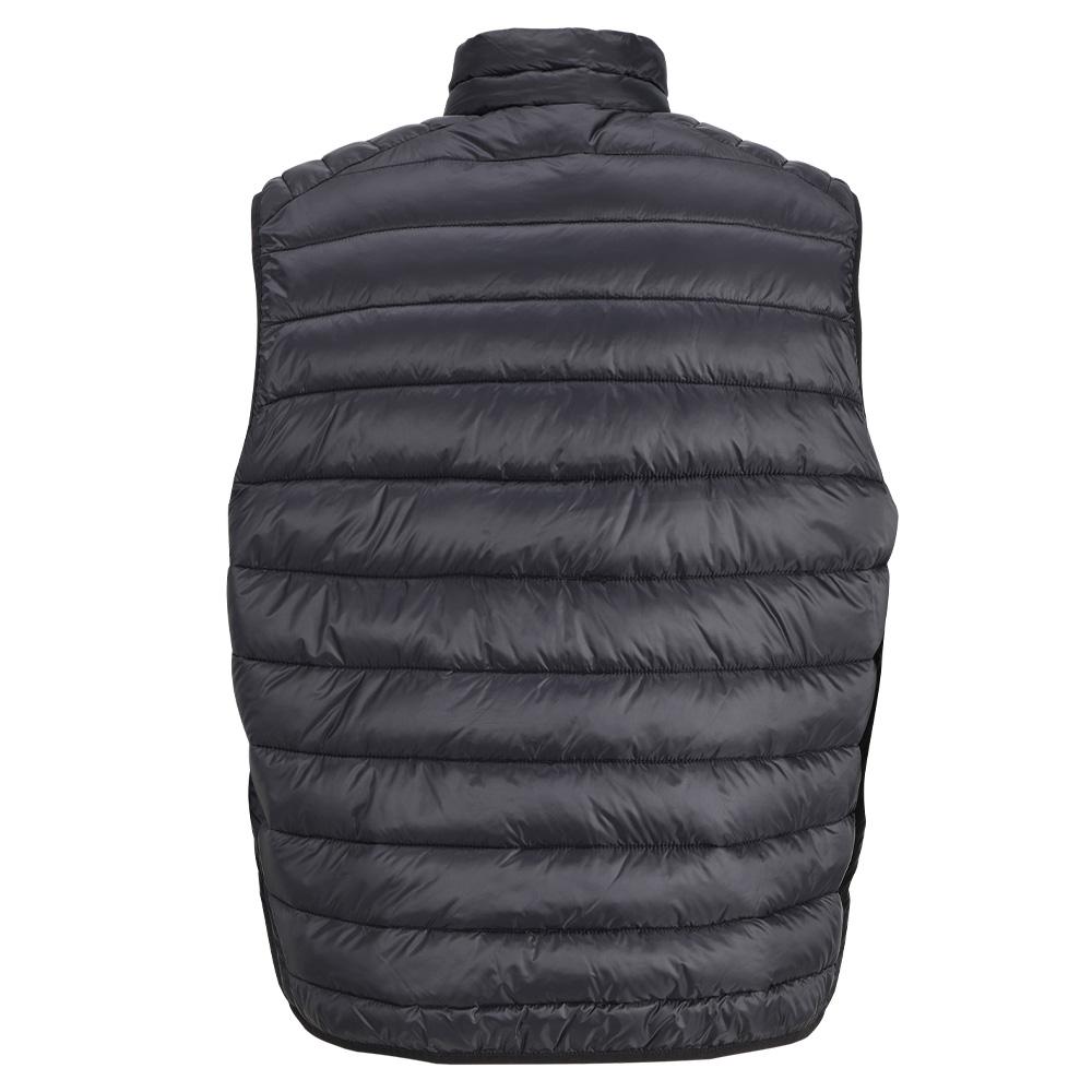 Chaqueta sin mangas negra para hombre Jack & Jones Bradley ver 2