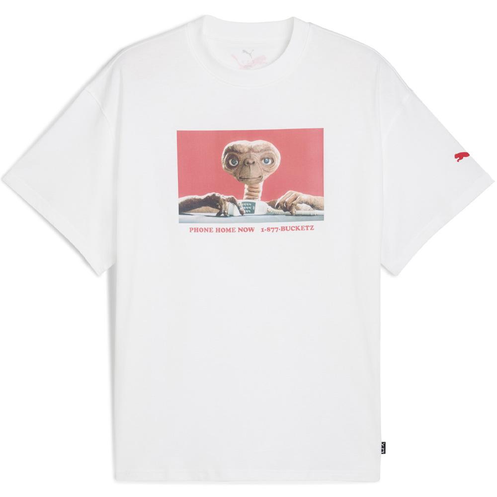 T-Shirt Blanc Homme Puma Hoops X E.t. pas cher
