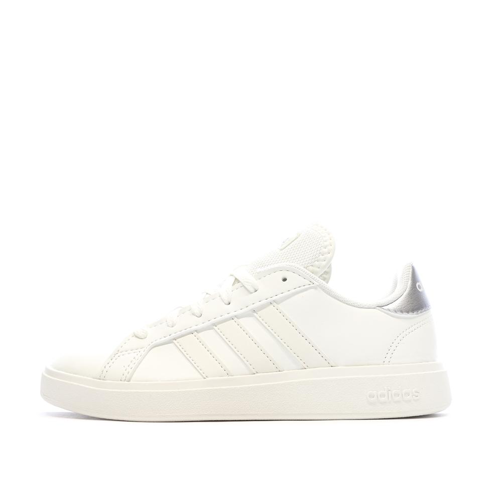 Baskets Ecru Femme Adidas Grand Court Base 2.0 pas cher