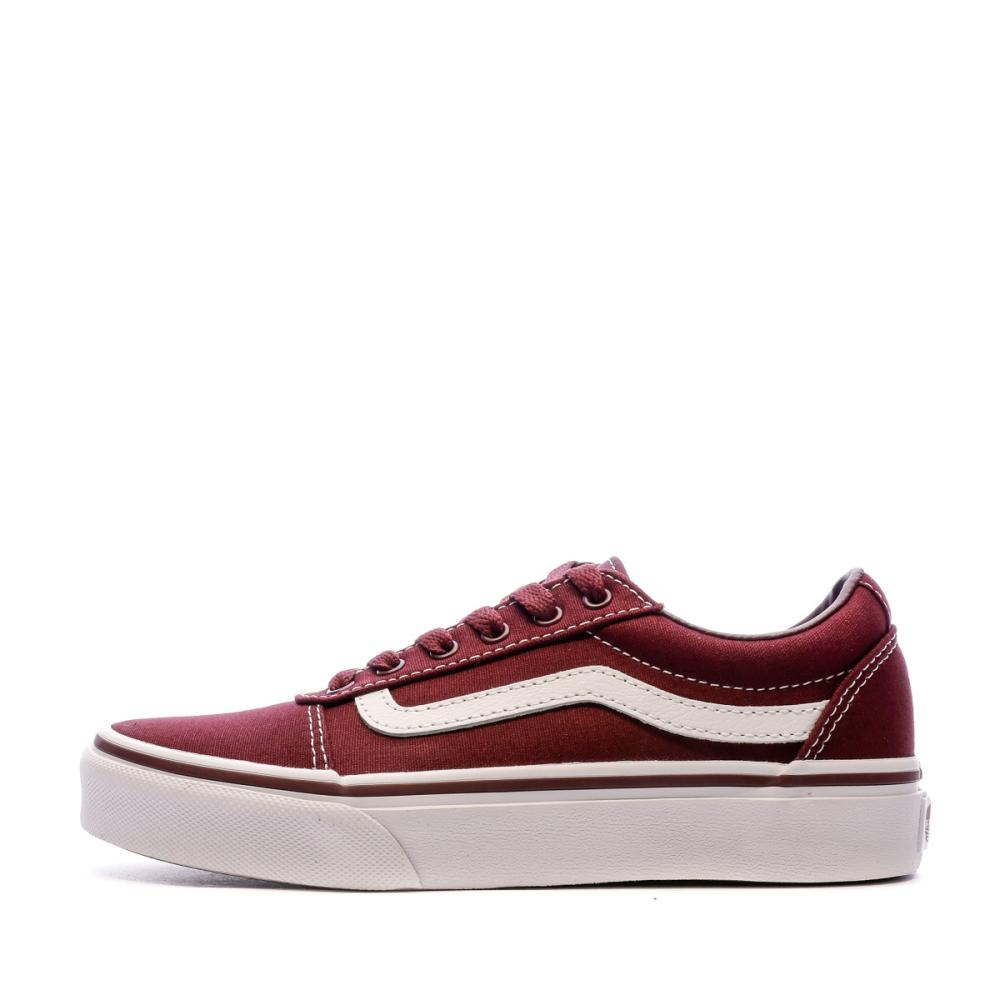 Baskets Bordeaux Enfant Vans Ward pas cher