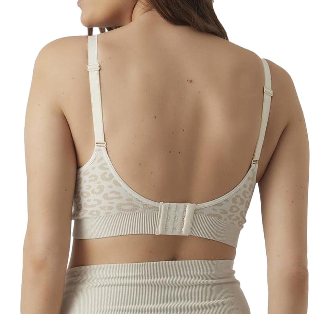 Soutien Gorge d'allaitement Écru/Marron Femme Mamalicious Shelby vue 2