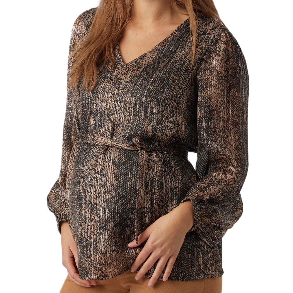 Blouse de Grossesse Noir/Marron Femme Vero Moda Maternity 20018589 pas cher