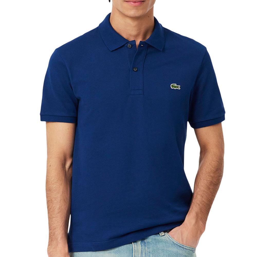 Lacoste Men’s Royal Blue Polo Shirt – Slim Fit affordable