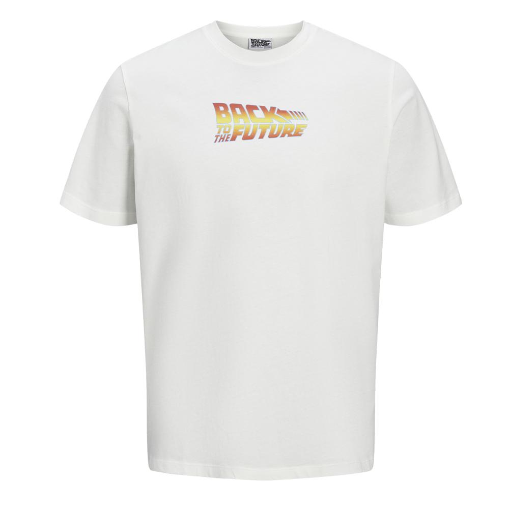 T-shirt Écru Homme Jack & Jones Back pas cher
