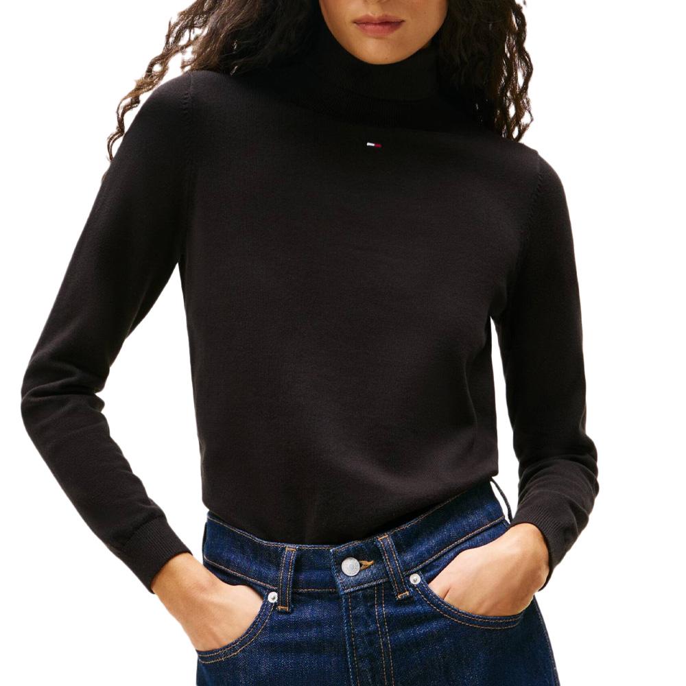 Pull Noir Femme Tommy Hilfiger Tjw Essential pas cher