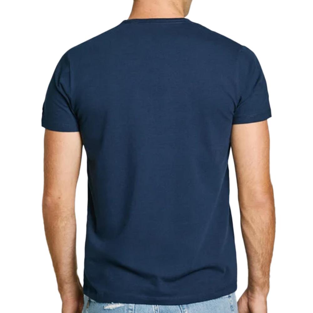 T-shirt Marine Homme Pepe Jeans Original Basic 508212 vue 2