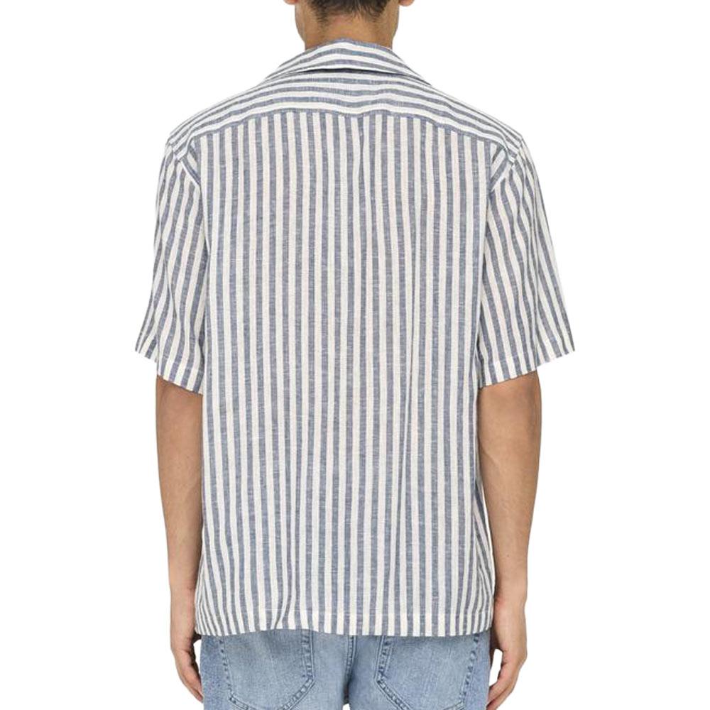 Chemisettes Rayures Bleu/Blanc Homme Only & Sons Onsseppo Strip vue 2