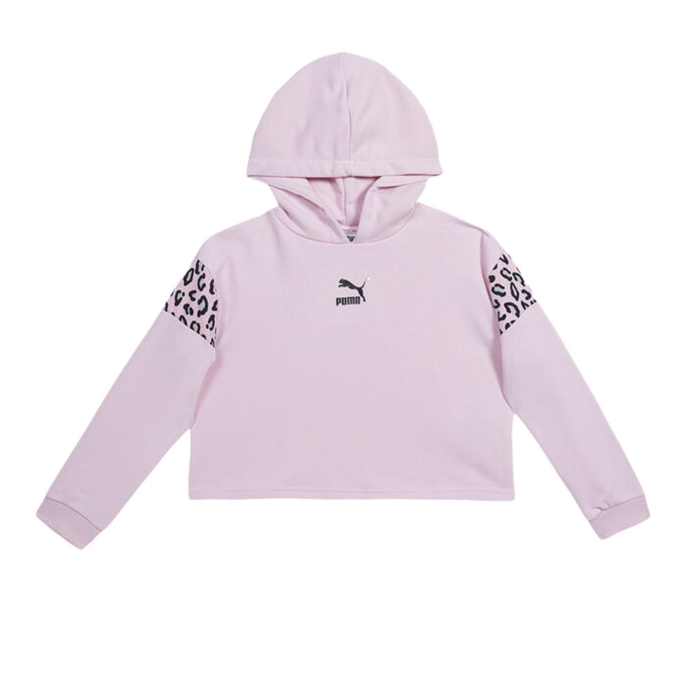 Sweat à Capuche Rose Fille Puma Summer Roar pas cher