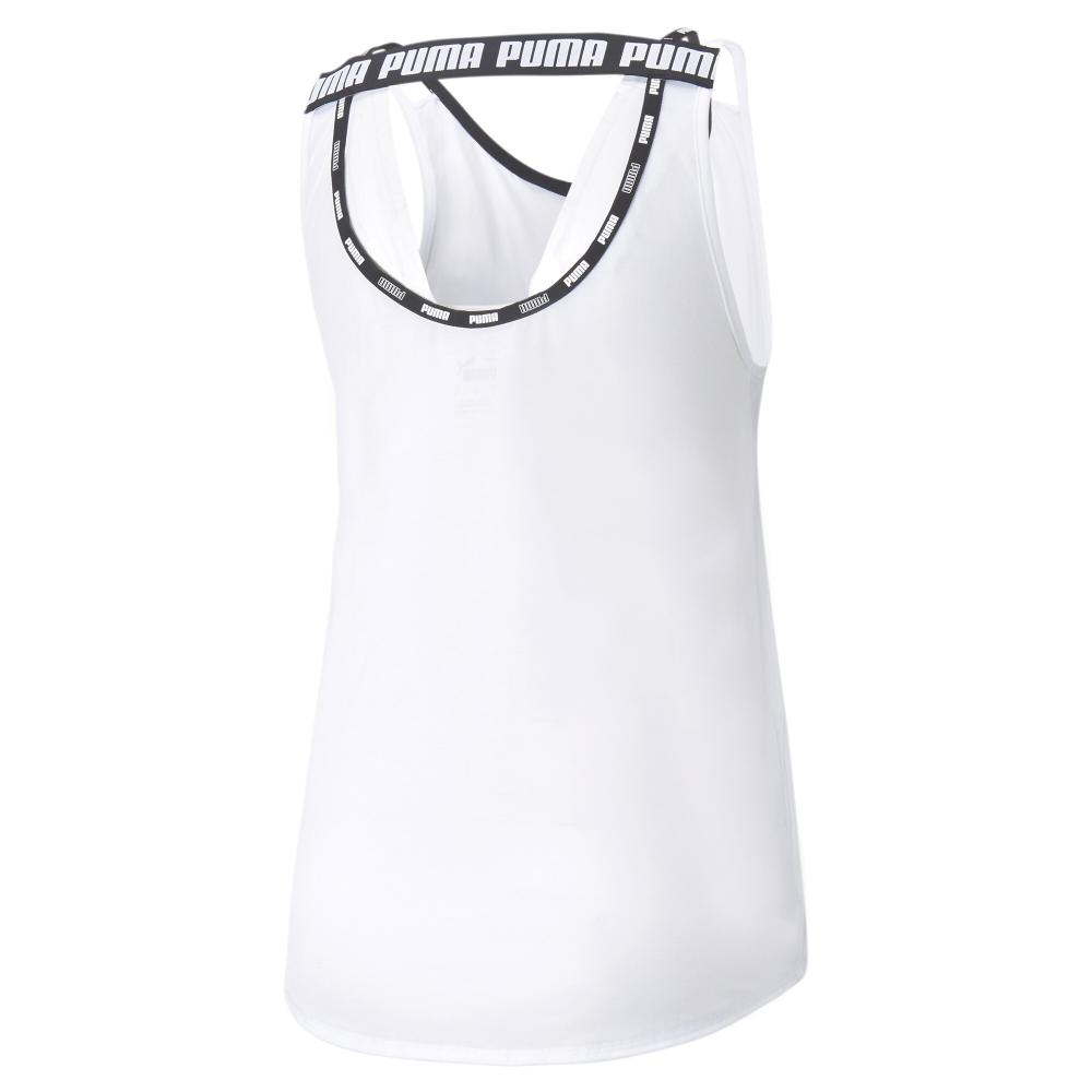 Débardeur Blanc Femme Puma Trblend vue 2