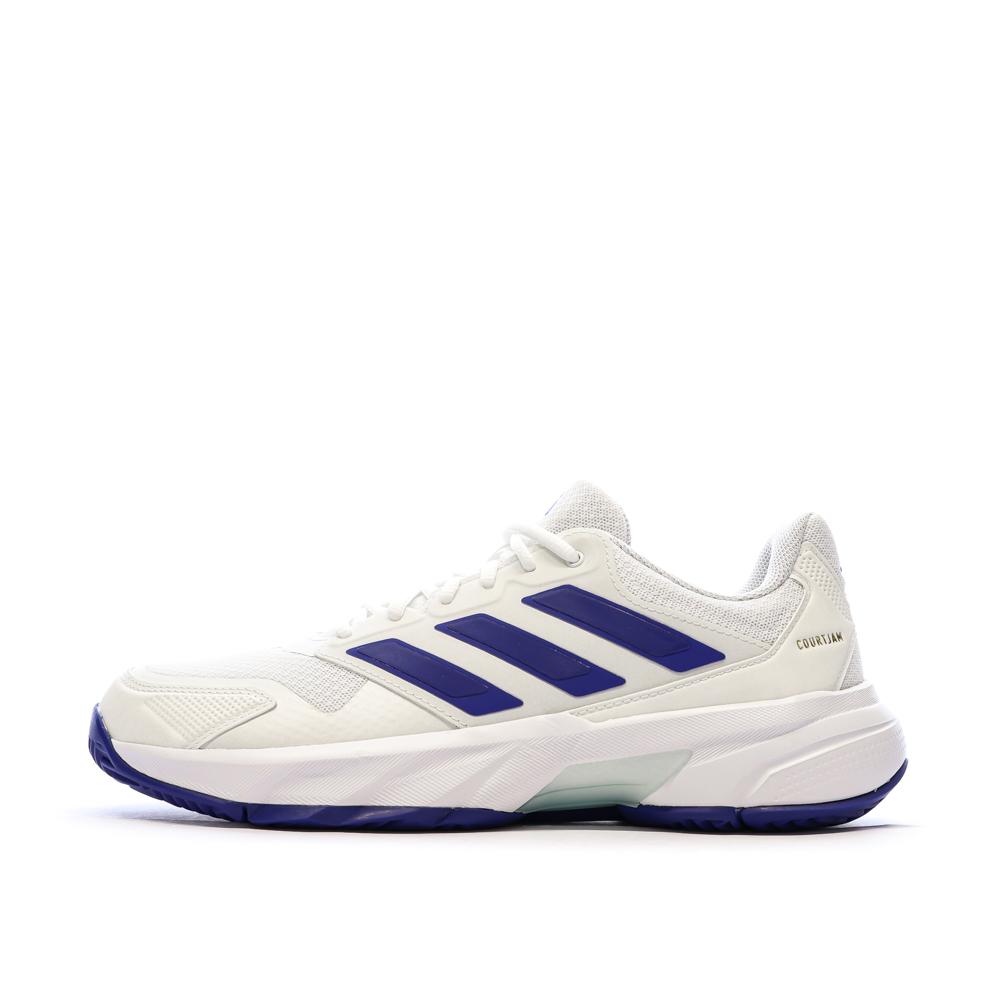 Adidas Courtjam Men's White/Blue Sneakers affordable
