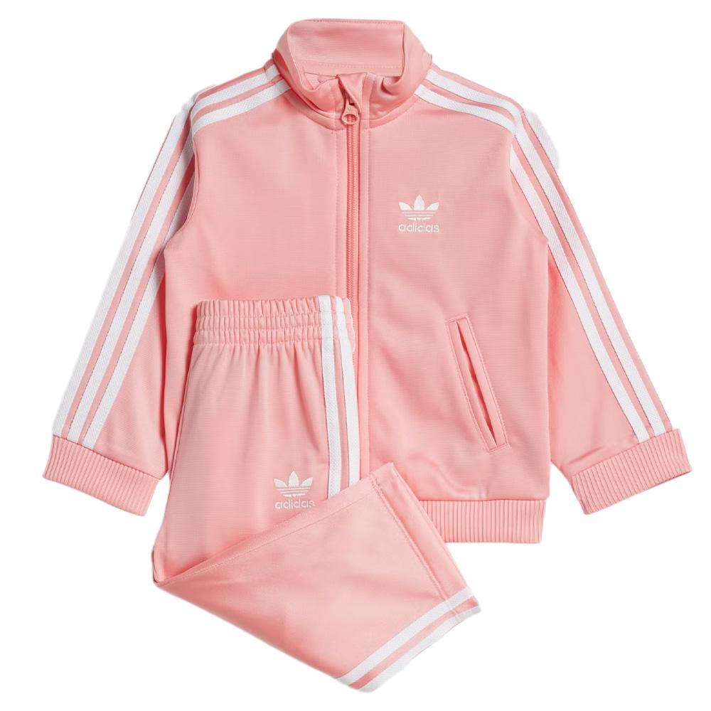 Survêtement Rose Fille Adidas Firebird pas cher