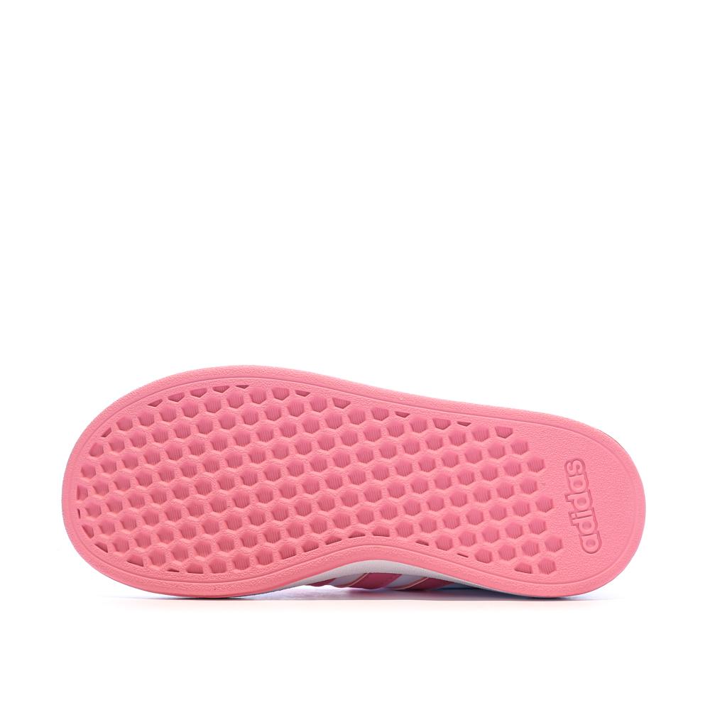 Baskets Rose/Blanc Fille Adidas Grand Court 2.0 Children vue 5