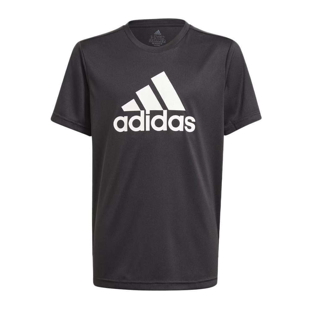 T-shirt Noir Garçon Adidas GN14 pas cher