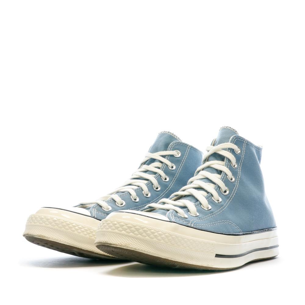 Baskets Bleu Homme Converse Chuck 70 Hi Indigo Oxide vue 6