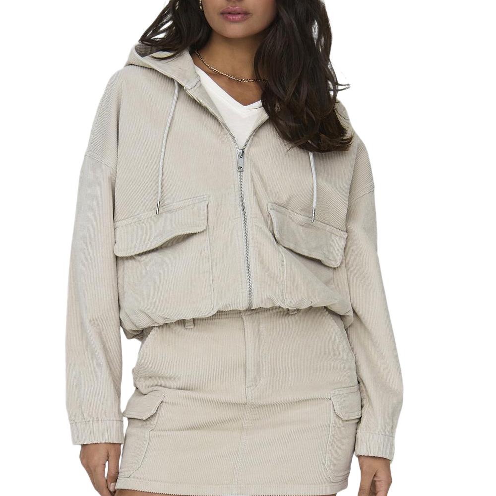 Veste en Velours Beige Femme Only Kenzie pas cher