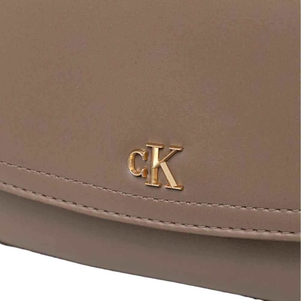 Sac à bandoulière Marron Femme Calvin Klein Jeans Ck Flap vue 2