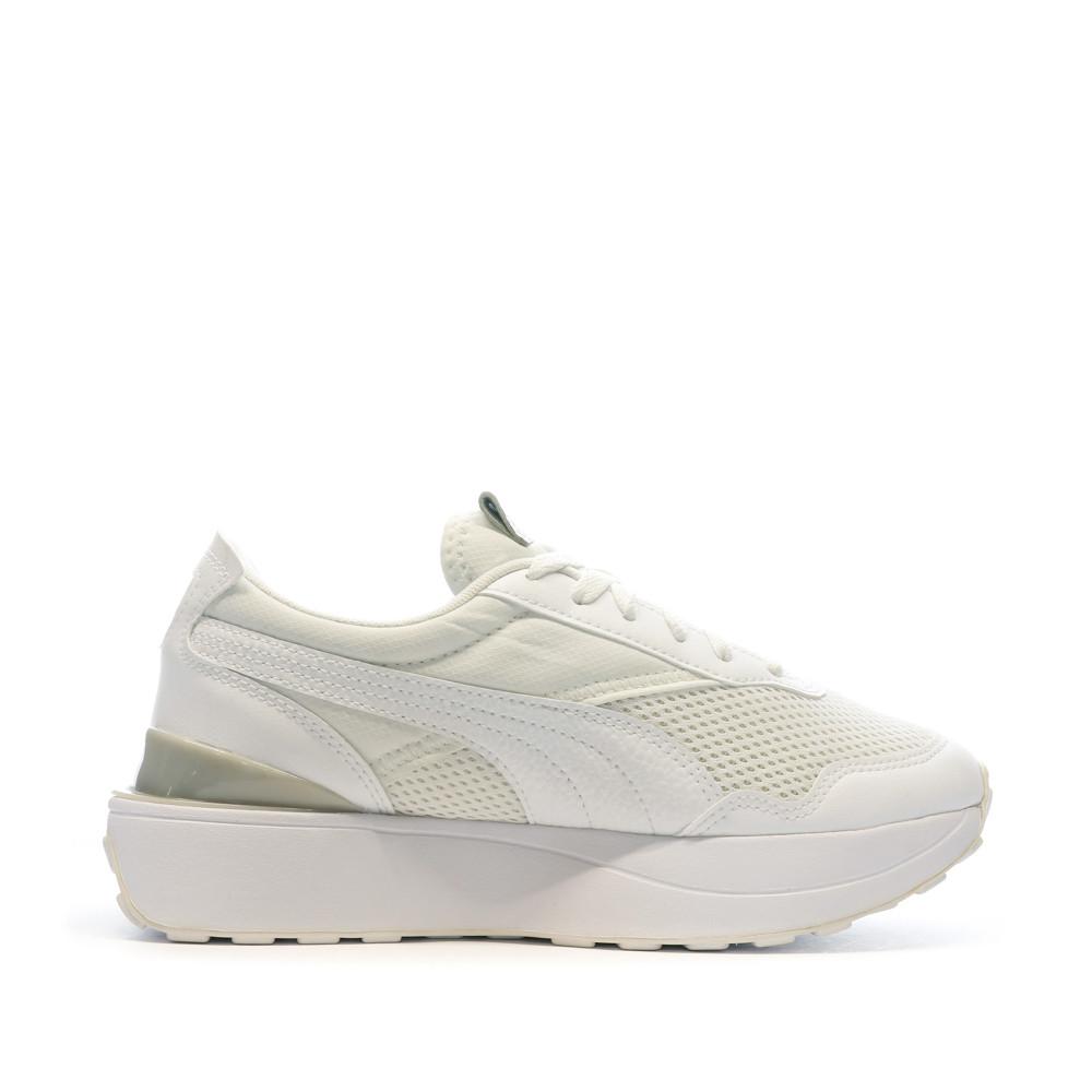Baskets Blanches Femme Puma Cruise Rider vue 2