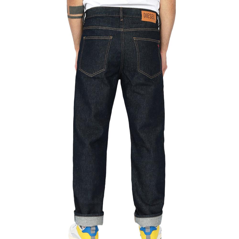 Jean Regular Bleu Brut Homme Diesel D-viker vue 2
