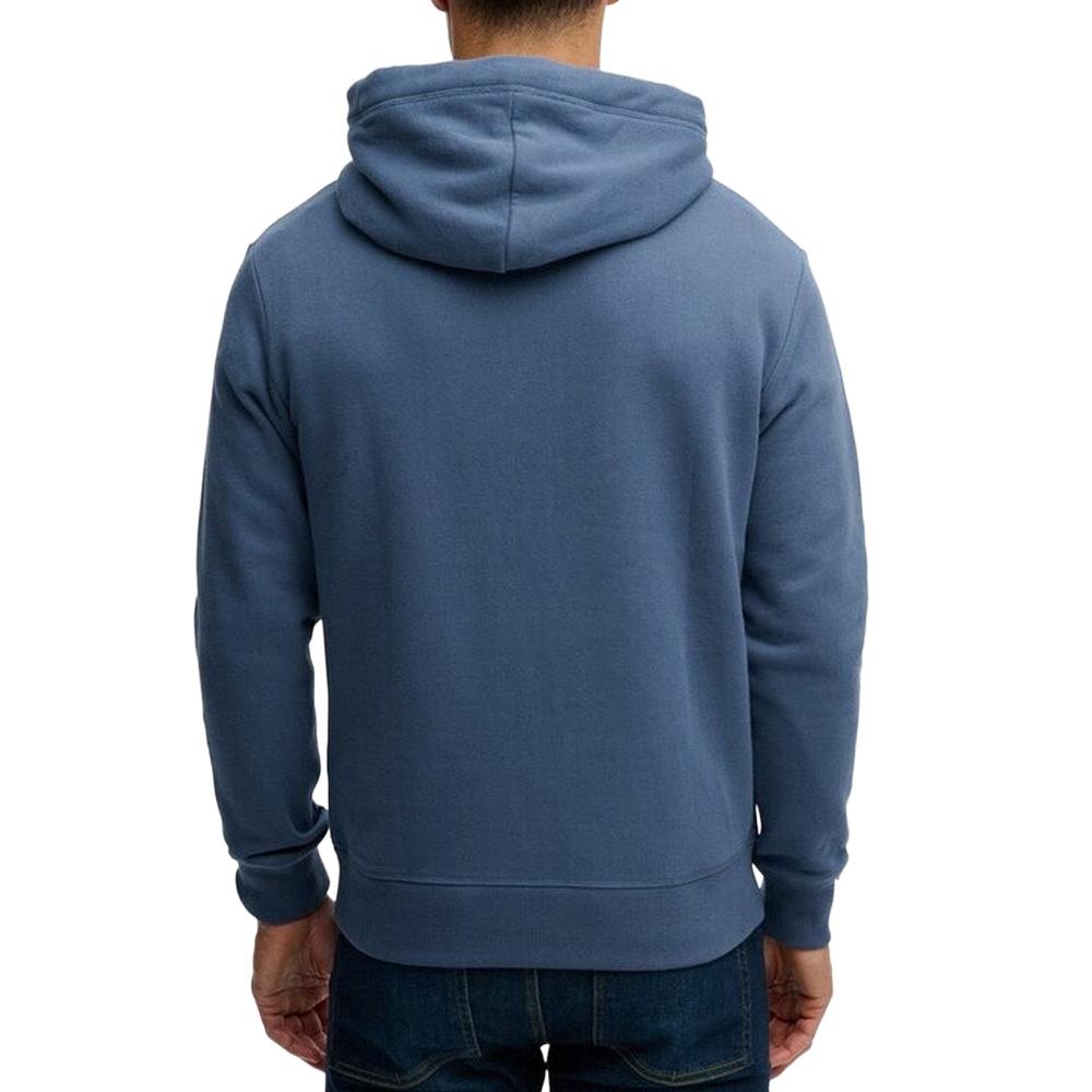 Sweat Bleu Homme Superdry Essentialss vue 2
