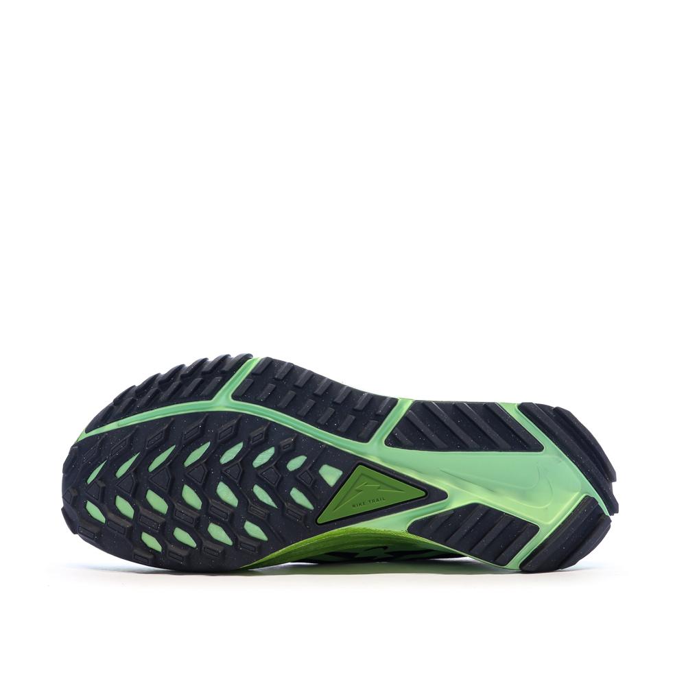 Chaussure trail Marine/Vert Homme Nike React Pegasus vue 5