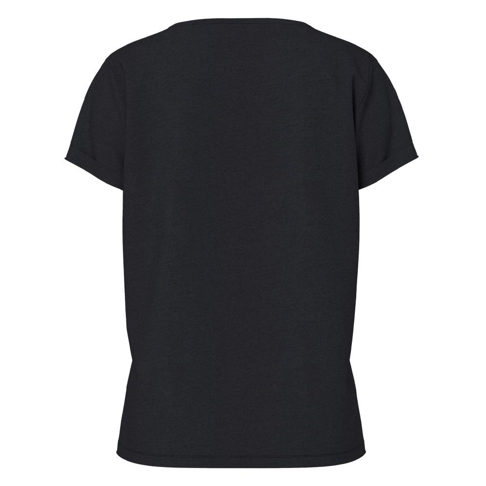 T-Shirt Noir Femme Pieces Pcoda vue 2
